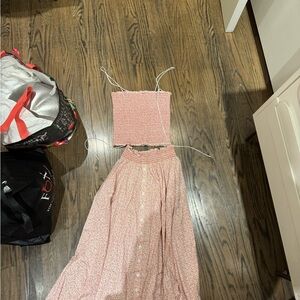 La Ligne Floral Set (Skirt and Top)